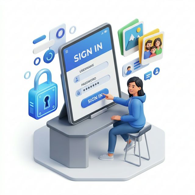 Login Illustration